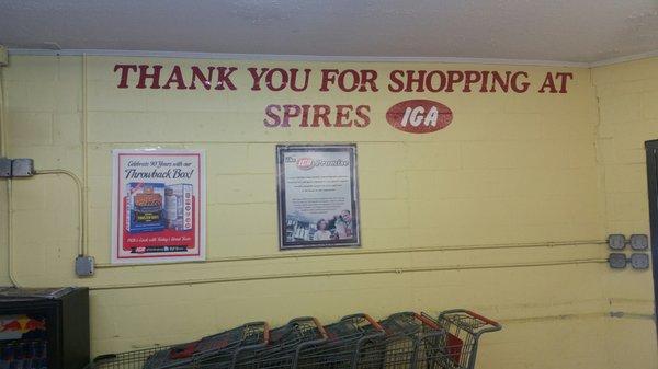 A nice shopping experience.