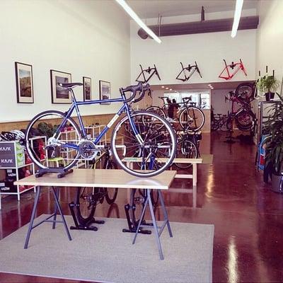 View of the shop, April 2015