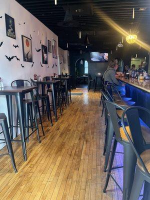 The bar as you walk in