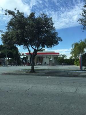 It's empty cause gas is expensive!