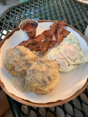 Biscuits and gravy special