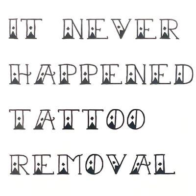 It Never Happened Tattoo Removal