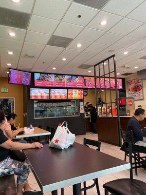 The menu is as appetizing as the actual food!