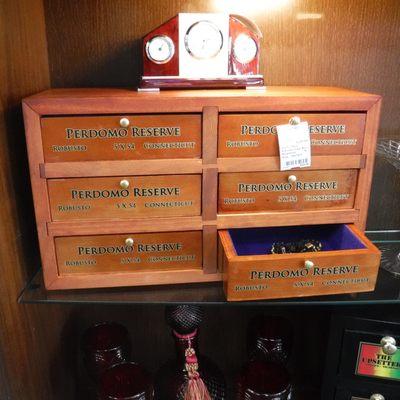 Artisan Handcrafted - Up-cycled Cigar Boxes - great conversation item, and small item storage.