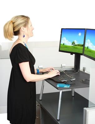 Executive Stand Steady in Black