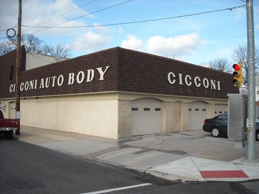 Cicconi Auto Body. 3rd and 291.