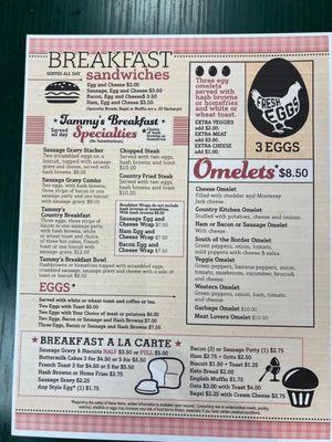 New menu effective 9-25-23