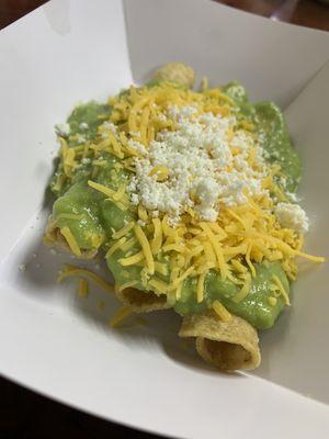 Chicken Rolled Tacos