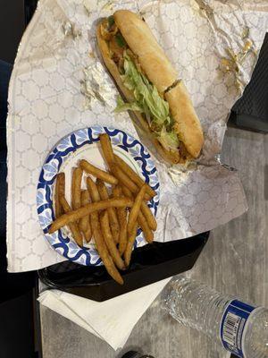 Spicy chicken sandwich