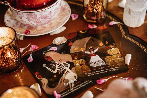 Inside the tea room, we're brewing up all sorts of magick!