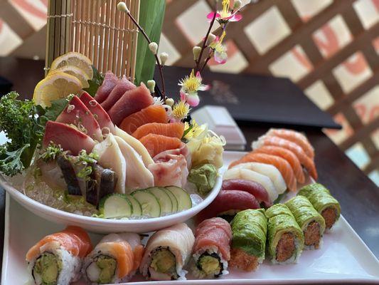 Sushi and Sashimi for 2