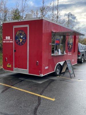 Parker's pizza truck in Eagle River