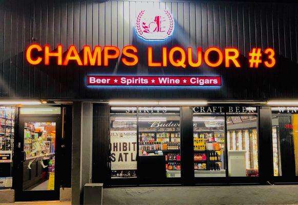 Under new management! New Liquor, beer , snacks and more only at Champs Liquor #3!!