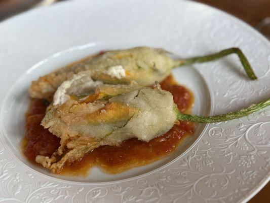 Wood roasted summer squash