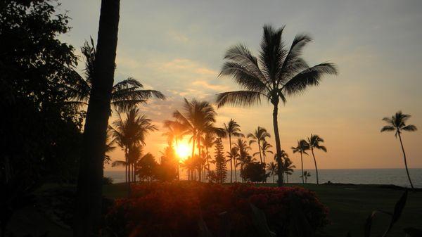 Kona Coast Resort sunset