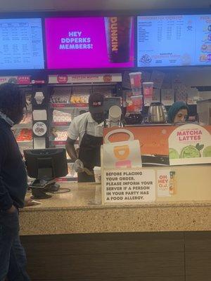 Great customer service with a calming attitude.