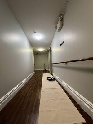 We painting the hallways