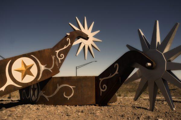 You'll find the World's Largest Pair of Spurs in the World in Wickenburg!