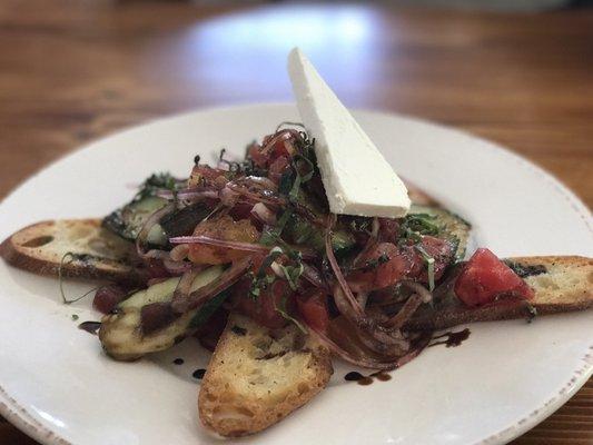 Organic heirloom tomato and cucumber salad! Get it while it's here!