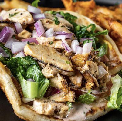Grilled Chicken Pita