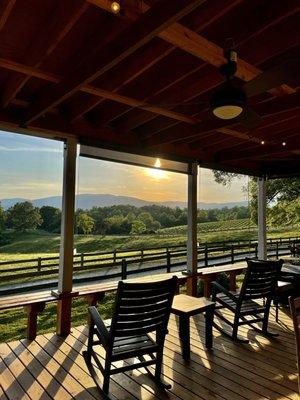 View from the tasting room deck.