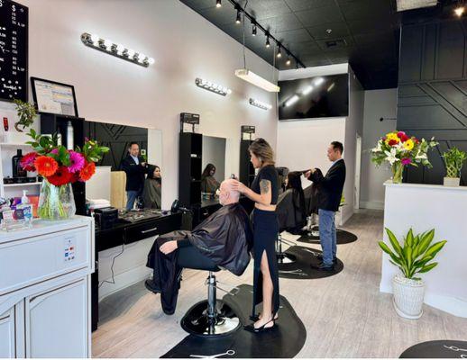 Interior decoration of the shop