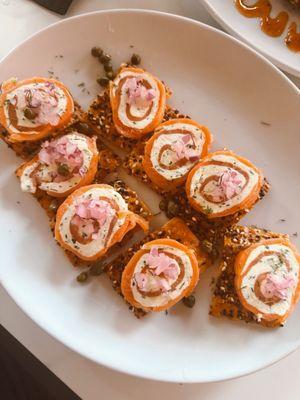 Salmon Pinwheels