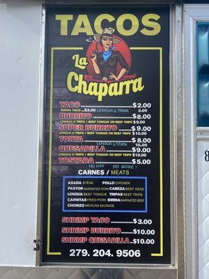 Tacos La Chaparra