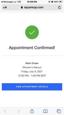 Great Appt Confirmation System