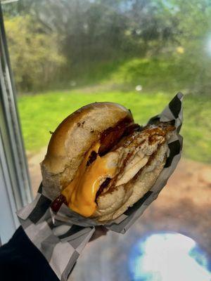 Bacon egg and cheese sandwich