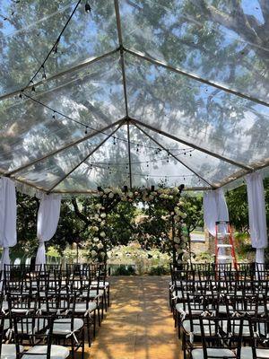20 x 40 Clear Restaurant Glamour