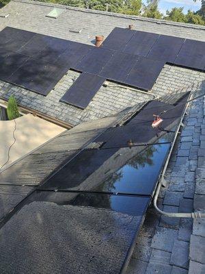Cleaning Solar Panels