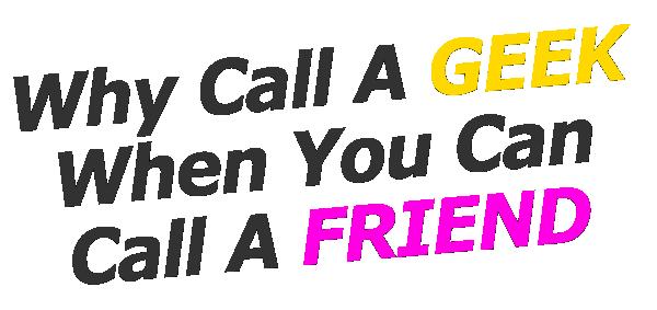 Call a friend!