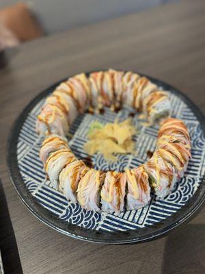 Shaggy dog roll - we add cucumber