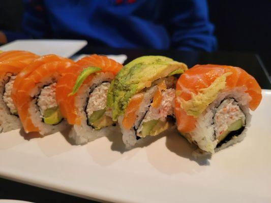 Salmon roll.