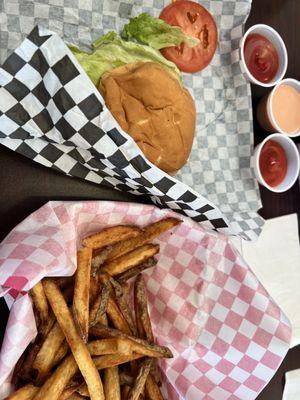 Nancy Jos - special sauce cheeseburger basket