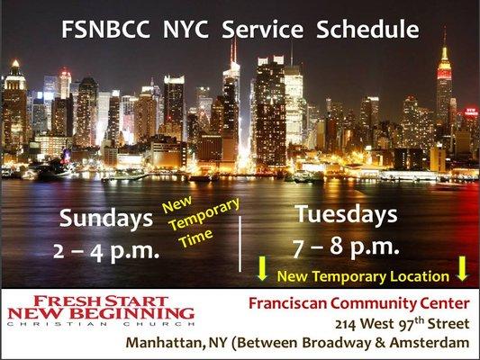 Fresh Start New Beginning Christian Church