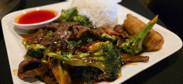 Beef and broccoli lunch special