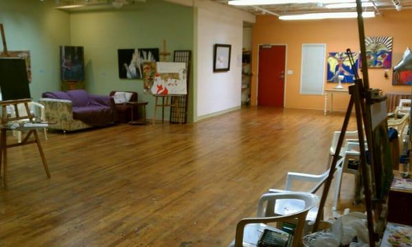 The studio on a normal day. Come for Kettner Nights to see new work by the artists