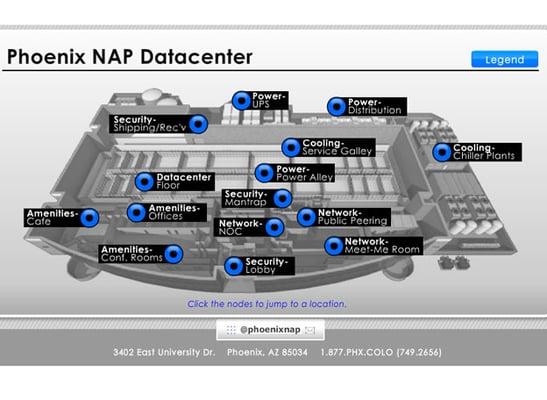 Phoenix NAP Data Center Floor Plan