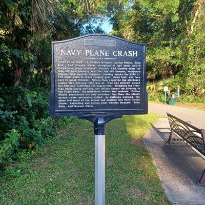 Site of Navy Plane Crash