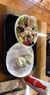 Greek salad & Adams Apple