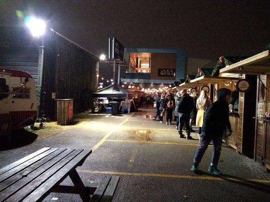 Stopped by the holiday market with the hubbs.