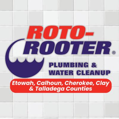 Roto-Rooter Plumbing and Water Cleanup in Etowah, Calhoun, Cherokee, Clay, and Talladega counties of Alabama.