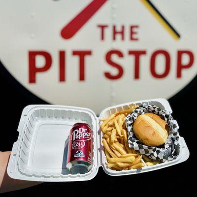 Our signature burger with a juicy beef patty, Swiss cheese, tomato, pickles, caramelized onions, and a specially crafted sauce.