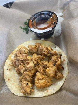 Chicken street taco