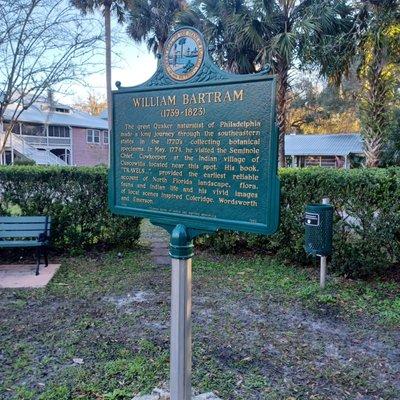 William Bartram Memorial