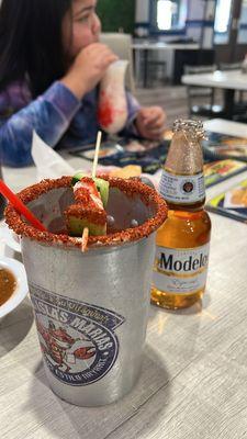 Great micheladas 10/10 Also had empanadas de camaron 9/10 they did get a bit smaller since the last time in .  Service was 10/10