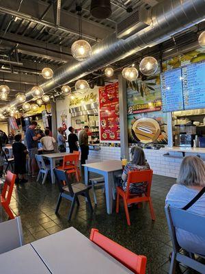 Some of the food options in THE BLOCK