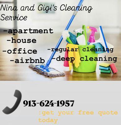 Nina and Gigi’s cleaning service